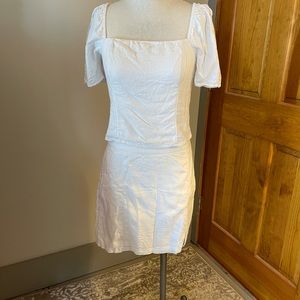 Abercrombie Linen Blend Two Piece Set